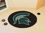 Michigan State University Spartans Hockey Puck Mat
