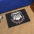 University of Georgia Bulldogs Starter Rug - Black