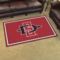 San Diego State University Aztecs 4x6 Rug