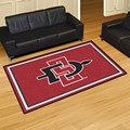 San Diego State University Aztecs 5x8 Rug