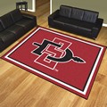 San Diego State University Aztecs 8'x10' Rug