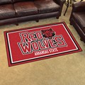 Arkansas State University Red Wolves 4x6 Rug