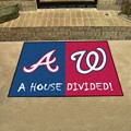 Atlanta Braves - Washington Nationals House Divided Rug