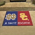 Notre Dame Fighting Irish - USC Trojans House Divided Rug