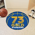 Golden State Warriors Basketball Rug - 73 Gold Standard