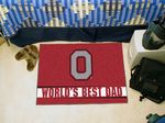 Ohio State University World's Best Dad Starter Rug