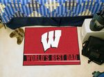 University of Wisconsin World's Best Dad Starter Rug