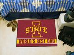 Iowa State University World's Best Dad Starter Rug