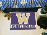 University of Washington World's Best Dad Starter Rug