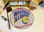 Western Illinois University Leathernecks Baseball Rug