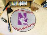 Northwestern University Wildcats Baseball Rug