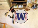University of Washington Huskies Baseball Rug