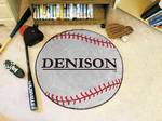 Denison University Big Red Baseball Rug