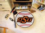 Oklahoma State University Cowboys Baseball Rug