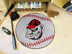 University of Georgia Bulldogs Baseball Rug - Uga