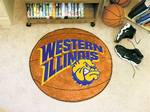 Western Illinois University Leathernecks Basketball Rug