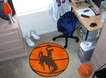 University of Wyoming Cowboys Basketball Rug - Cowboy