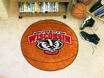 University of Wisconsin-Madison Badgers Basketball Rug - Bucky