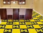 University of Michigan Wolverines Carpet Floor Tiles