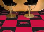University of Arkansas Razorbacks Carpet Floor Tiles