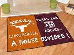 Texas Longhorns - Texas A&M Aggies House Divided Rug