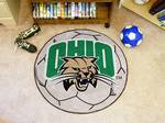 Ohio University Bobcats Soccer Ball Rug
