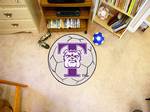 Truman State University Bulldogs Soccer Ball Rug
