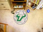 University of South Florida Bulls Soccer Ball Rug
