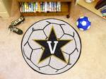 Vanderbilt University Commodores Soccer Ball Rug