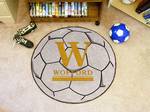 Wofford College Terriers Soccer Ball Rug