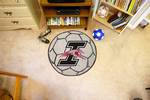University of Indianapolis Greyhounds Soccer Ball Rug