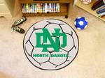 University of North Dakota Soccer Ball Rug