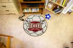 Troy University Trojans Soccer Ball Rug