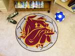 University of Minnesota Duluth Bulldogs Soccer Ball Rug