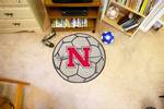 Nicholls State University Colonels Soccer Ball Rug