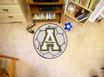 Appalachian State University Mountaineers Soccer Ball Rug