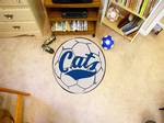 Montana State University Bobcats Soccer Ball Rug