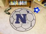 United States Naval Academy Midshipmen Soccer Ball Rug