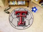 Texas Tech University Red Raiders Soccer Ball Rug