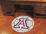 University of Arizona Wildcats Soccer Ball Rug