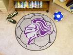 College of the Holy Cross Crusaders Soccer Ball Rug
