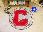 Cornell University Big Red Soccer Ball Rug