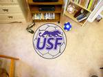 University of Sioux Falls Cougars Soccer Ball Rug