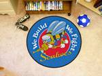 US Navy Seabees 27" Round Rug - We Build We Fight