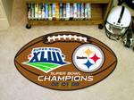 Pittsburgh Steelers Football Rug - Super Bowl XLIII Champions
