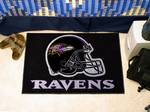Baltimore Ravens Starter Rug - Helmet Logo