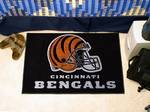Cincinnati Bengals Starter Rug - Helmet Logo