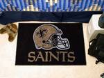 New Orleans Saints Starter Rug - Helmet Logo
