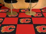 Calgary Flames Carpet Floor Tiles