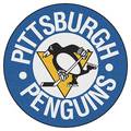 Pittsburgh Penguins Hockey Puck Mat - Blue